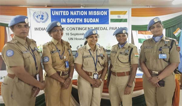 UN awarded 5 Indian Women Police officers in South Sudan