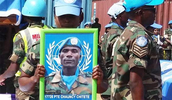 Chancy Chitete Honored With UNs Peacekeeping Award