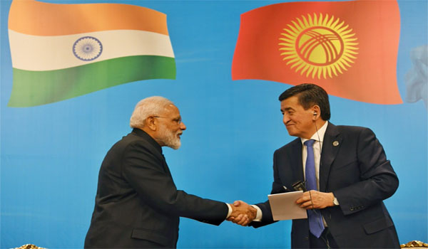 PM Modi and Kyrgyzstan President Signed 15 Agreements