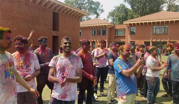 Festival of Colours 'Holi' being celebrated in Kathmandu, Nepal