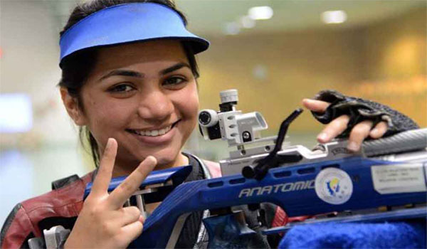 Apurvi Chandela Wins Gold Medal in Women's 10m Air Rifle Event