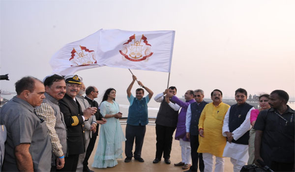 Nitin Gadkari & Maharashtra CM unveil New Domestic Cruise Terminal 'Angriya' in Mumbai