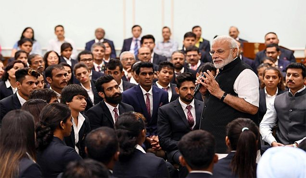 Prime Minister Interact With The Awardee Of 18th Asian Games 2018