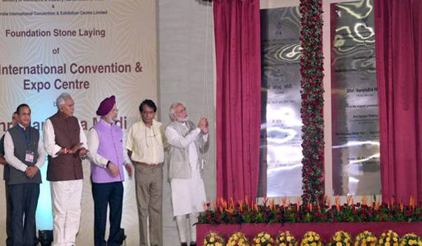 PM Narendra Modi Lays Foundation Stone of IICC Center at Dwarka, New Delhi