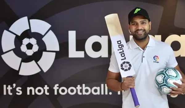 Rohit Sharma becomes New Brand Ambassador of La Liga