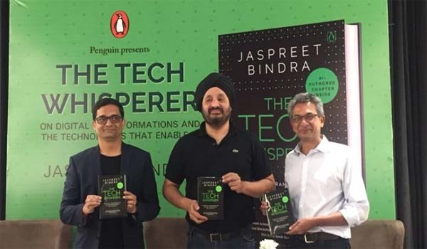 A new book of Jaspreet Bindra 'The Tech Whisperer' released today