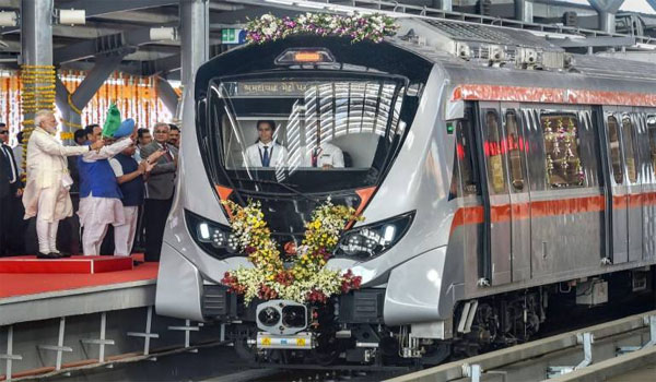 Prime Minister Inaugurates Ahmedabad Metro Rail Phase-I