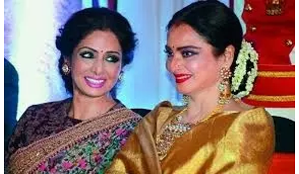 Legendary actress Sridevi & Rekha awarded ANR Awards