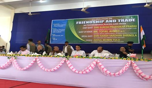 Shri Suresh Prabhu on 3 Day Visit to Bangladesh for Bilateral Talks