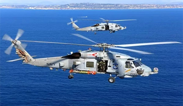 USA approved the sale of 24 MH 60 Romeo Seahawk helicopters to India
