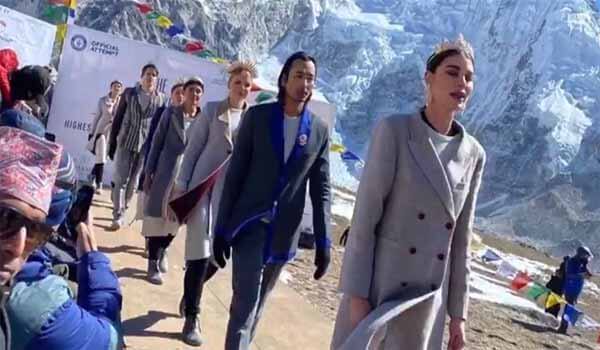 Nepal Organized World's Highest Fashion Show At 5340m Altitude