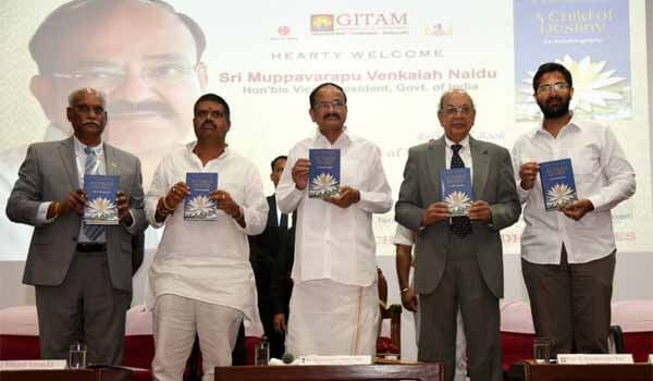 VP M. Venkaiah Naidu released 'A Child of Destiny' book today