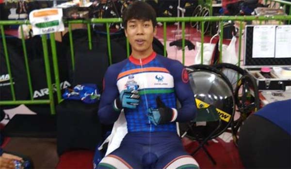 Ronaldo Singh wins Men’s junior title at Asian Track Cycling Championships