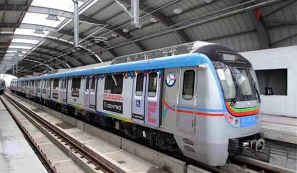 Telangana Chief Minister inaugurated 11-km stretch of elevated Hyderabad Metro Rail
