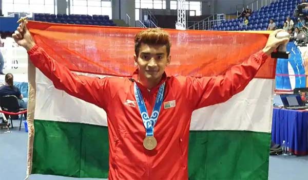 Shiva Thapa wins Gold Medal at Kazakhstan President's Cup