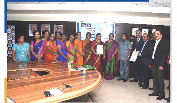 Indian Bank join-hands with WEWA to provide Financial Assistance