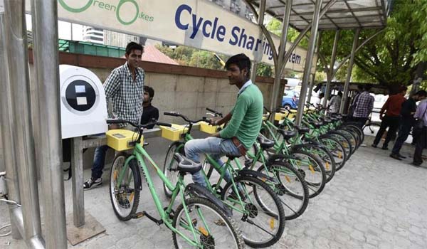 Puducherry launched a Bicycle Sharing Scheme