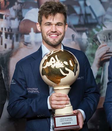 28-Years-Old Magnus Carlsen wins 2019 Croatia Grand Chess Title