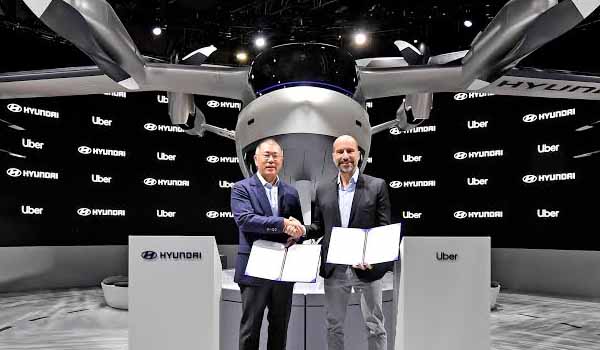 Hyundai Motor signed MoU with Uber to develop Air Taxi