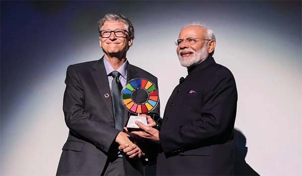 PM Narendra Modi Awarded With Global Goalkeeper Award