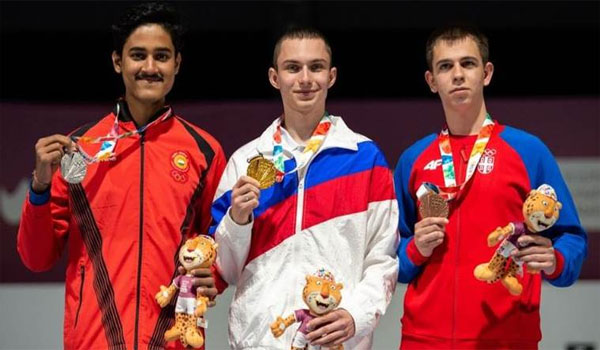 Youth Olympic Games: India wins Silver in Men's 10m Air Rifle Event