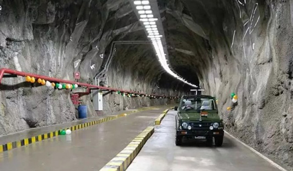 Highway Tunnel Dedicates To Nation In North Sikkim