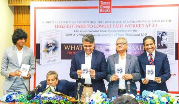 Manish Tewari Launched 'What Marx Left Unsaid' Book