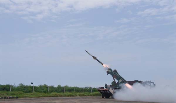 DRDO successfully test-fires QRSAM Missile