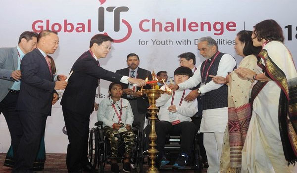 Shri Krishan Pal Gurjar unveil Global IT Challenge for Youth with Disabilities 2018