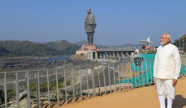 PM Modi inaugurated 182-metre statue of Sardar Vallabhbhai Patel