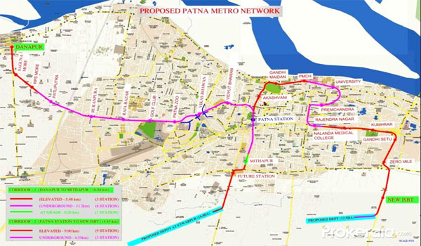 Modi Govt Approved Patna Metro Rail Project