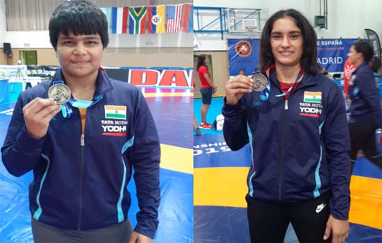 Indian Female Wrestler wins the Gold Medals at Grand Prix of Spain