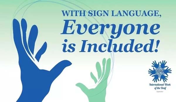 International Day of Sign Languages observed today
