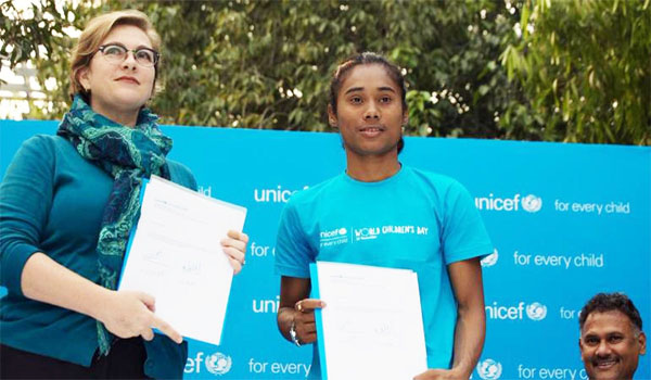 Hima Das chosen as UNICEF India's first youth ambassador