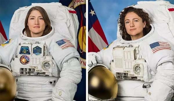 Christina Koch & Jessica Meir become first Female Pairing to Spacewalk