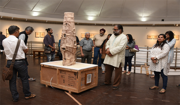 Dhanraj Bhagat - Journey from the Physical to the Spiritual. Exhibition Inaugurated at NGMA Mumbai