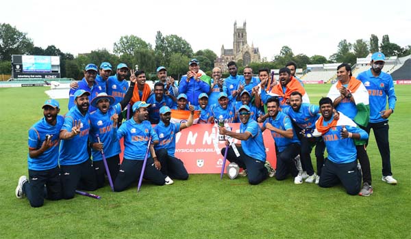 In Cricket, India won the 2019 Physical Disability World Cup by 36 runs