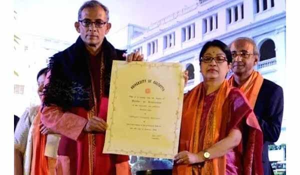 Calcutta University awarded Abhijit Banerjee with D Litt Degree