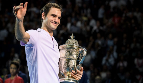 Roger Federer wins 2018 Swiss Indoors Men's Tournament