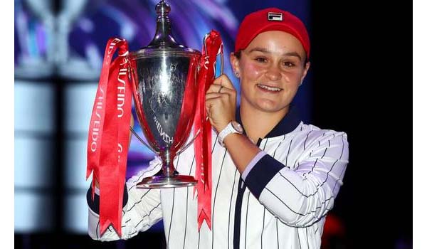 Ashleigh Barty wins Women's Singles title at WTA Finals