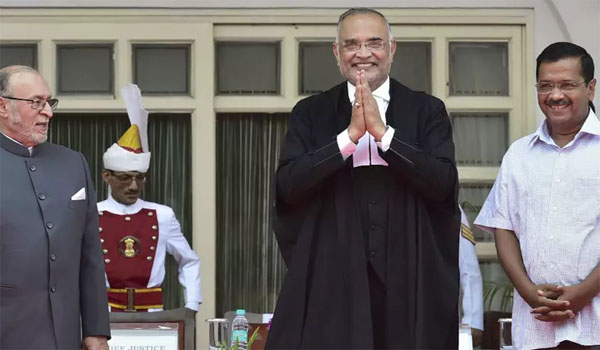 D.N. Patel pledge as Chief Justice of Delhi High Court