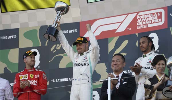 Valtteri Bottas wins 2019 Japanese Grand Prix