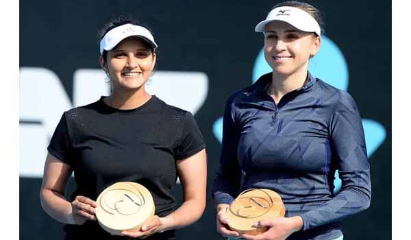 Sania Mirza & Nadiia Kichenok won Women's Doubles Title at WTA International