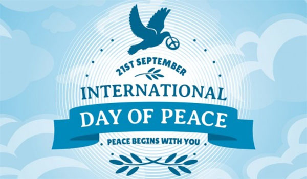 International Day of Peace Observed on 21st September
