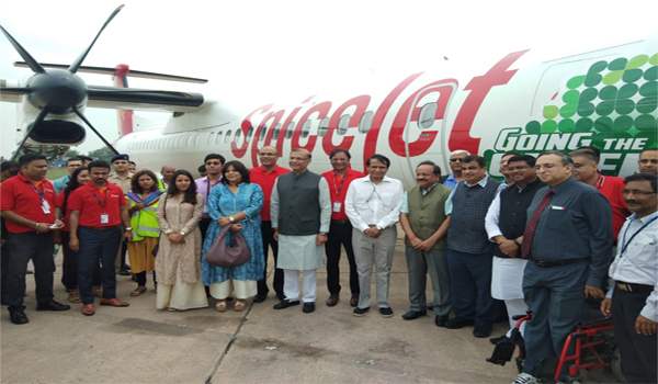 SpiceJet Successfully Tests India's 1st Biofuel powered flight from Dehradun to Delhi