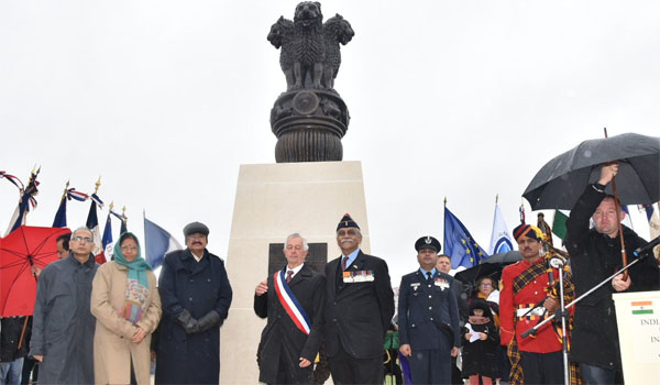 M. Venkaiah Naidu unveil first Indian war memorial in France