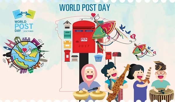 World Post Day is observed on 9th October