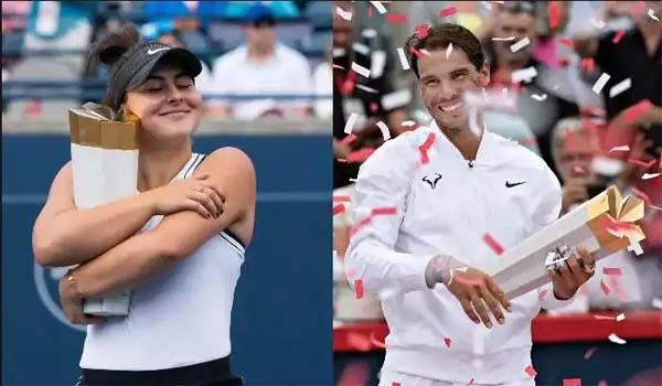 Rogers Open 2019- Rafael Nadal & Bianca Andreescu win Single's title