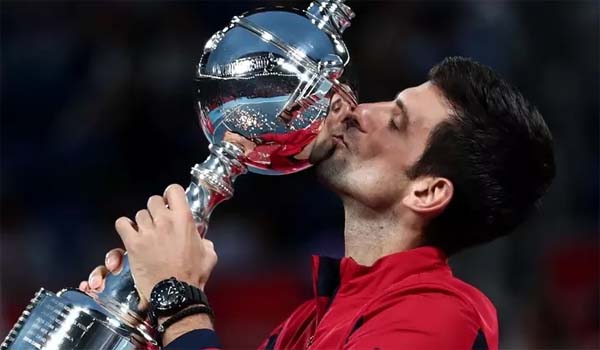 Novak Djokovic wins Men's singles title at Japan Open