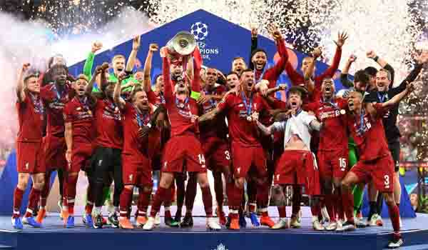 Liverpool beat Tottenham Hotspur 2-0 in finals to win UEFA Champions